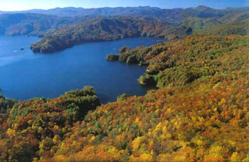 Lake Jocassee in the Fall